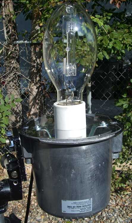 Portable mercury vapor insect collecting light project JCMDI.COM